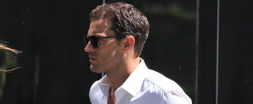 Jamie Dornan Fifty Shades Darker Set Photos June 2016