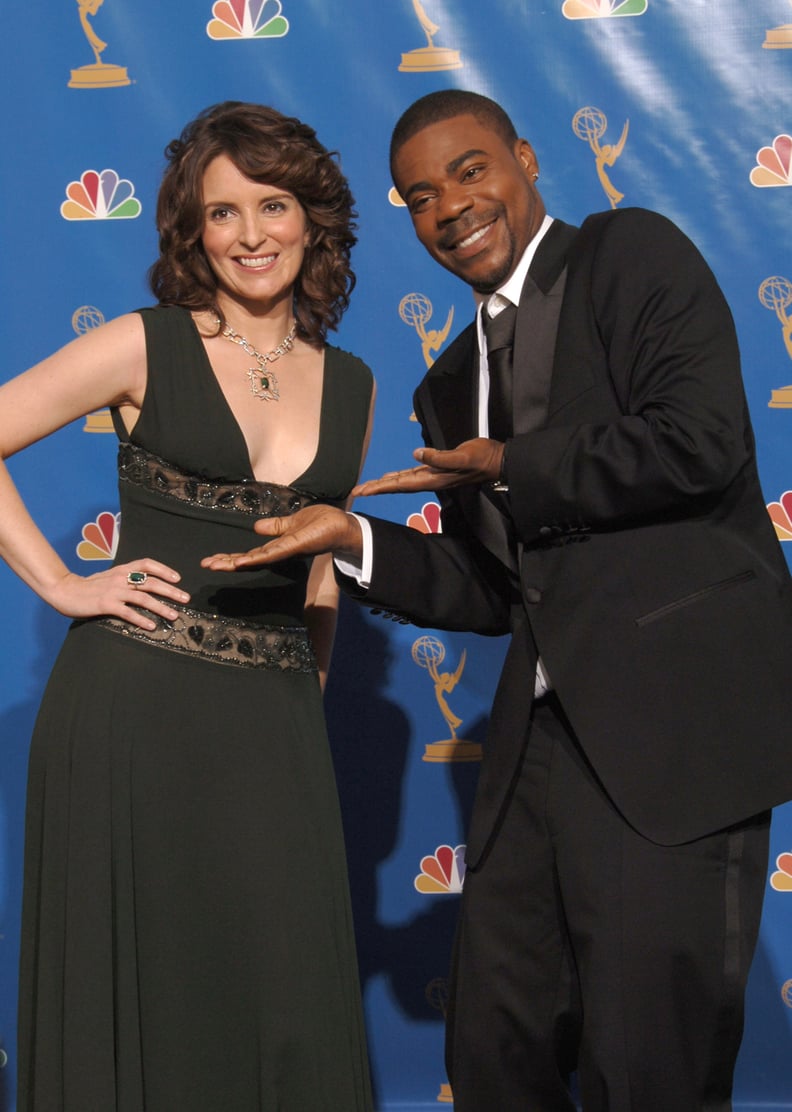 Tina Fey and Tracy Morgan at the 2006 Emmy Awards