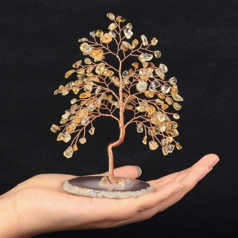 Natural Citrine Crystal Money Tree