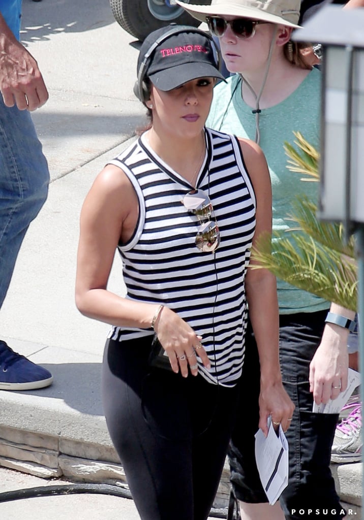 Eva Longoria on the Set of Telenovela