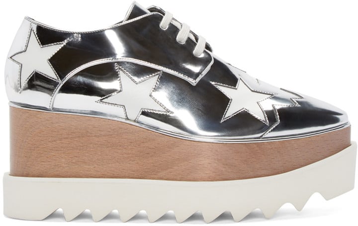 Stella McCartney Silver Star Platform Elyse Derbys ($1,100)