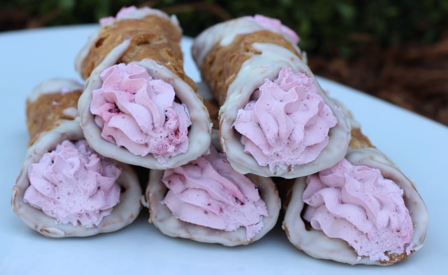 Boysenberry Cannoli at Ghost Town Bakery