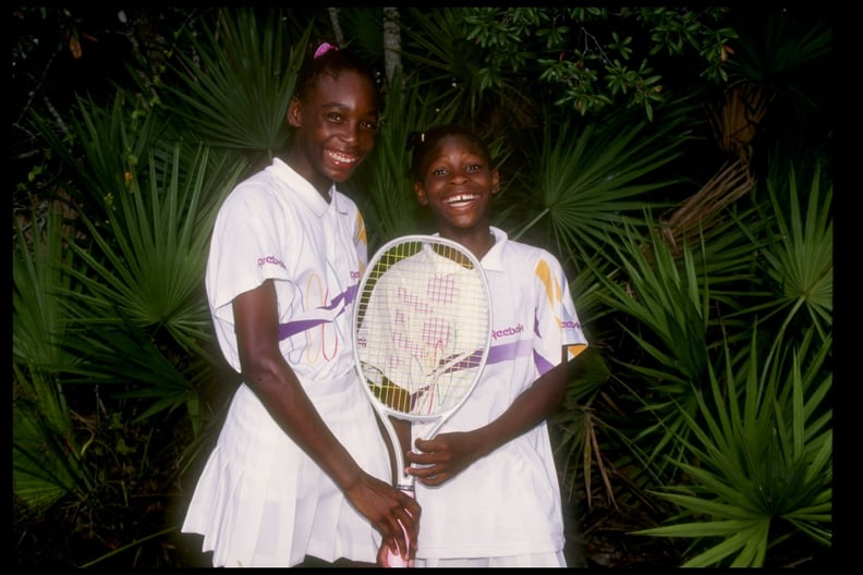 Venus and Serena Williams in 1992