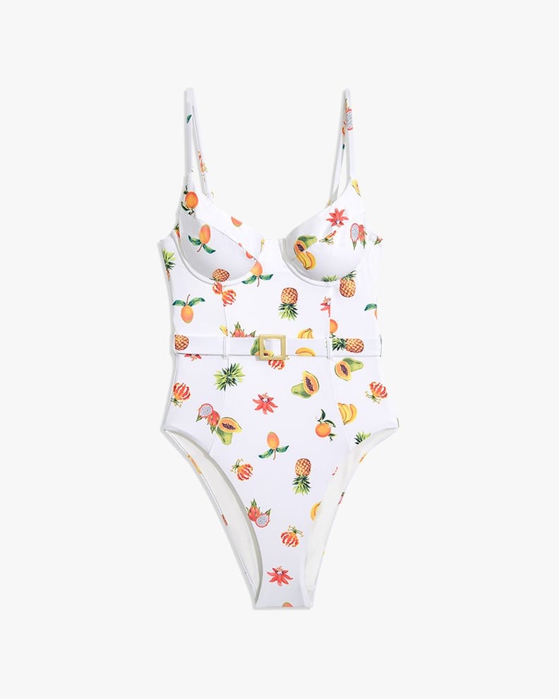 Shop Joey King's Fruit-Print Swimsuit on Instagram | POPSUGAR Fashion