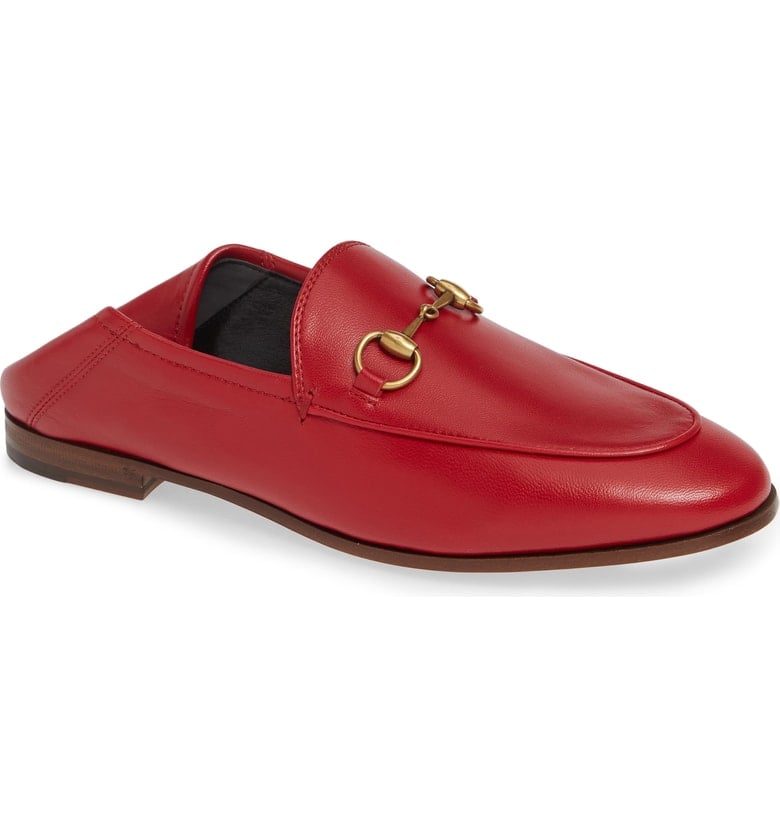 gucci suede brixton web loafers