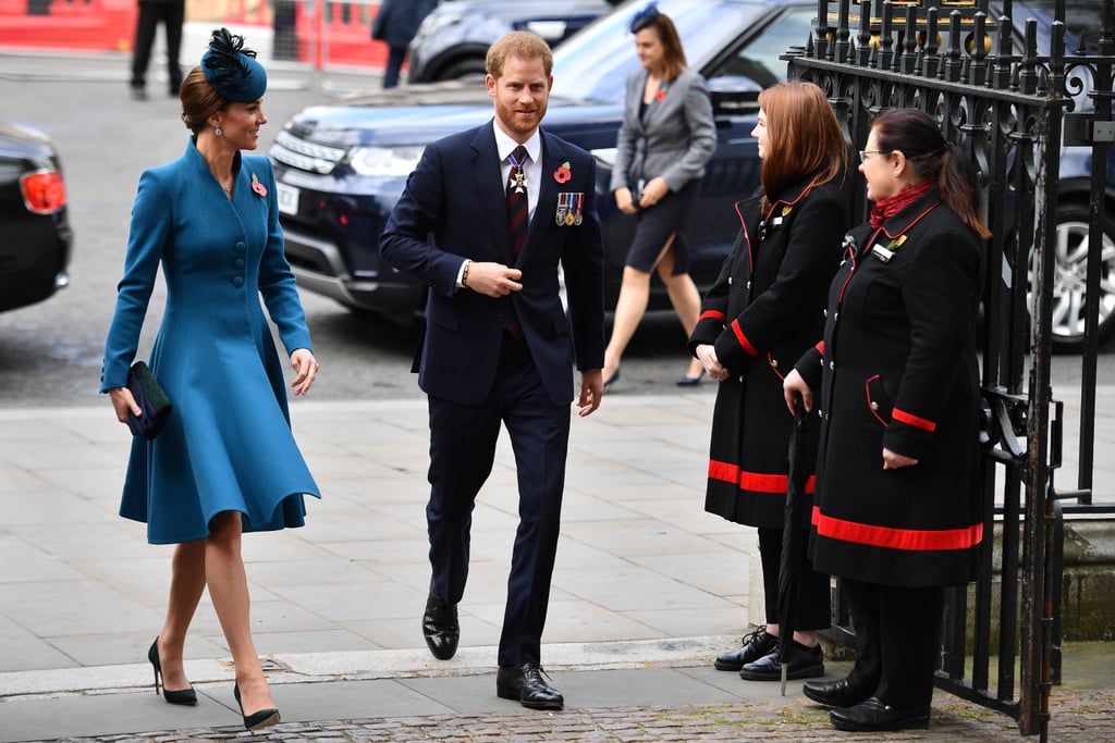 Kate Middleton Teal Coat Anzac Day April 2019