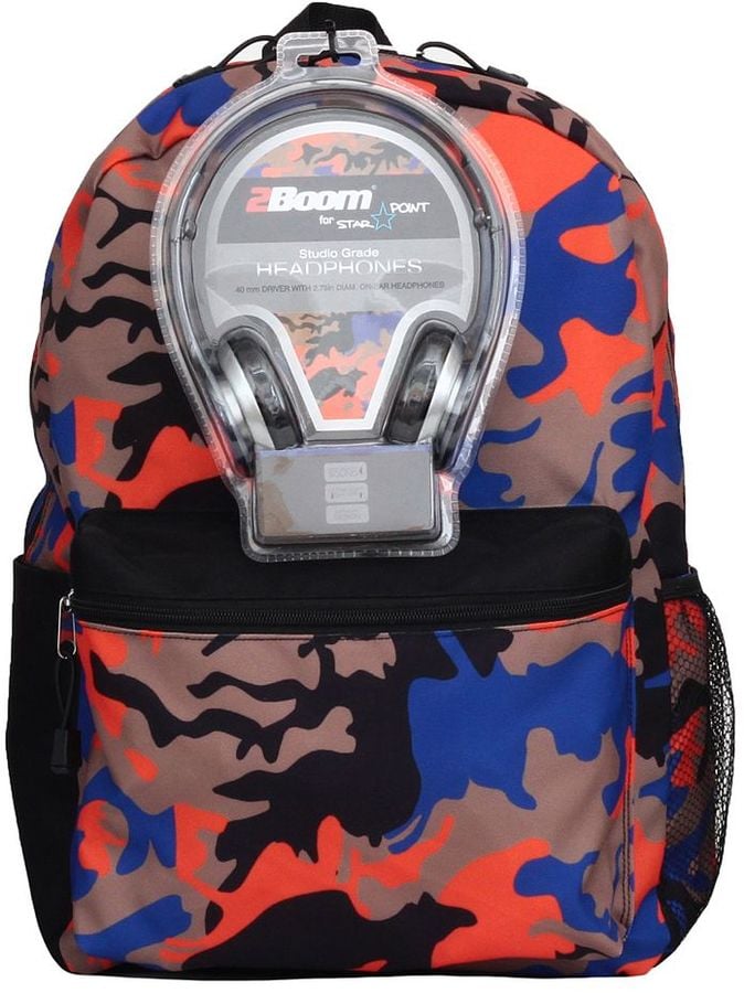 Camo Backpack & Headphones Set Backpacks Under 50 POPSUGAR Family