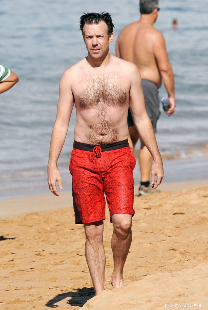 Olivia Wilde and Jason Sudeikis in Hawaii. 