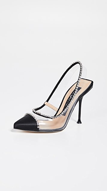 Sergio Rossi Milano Diamond Slingback Pumps