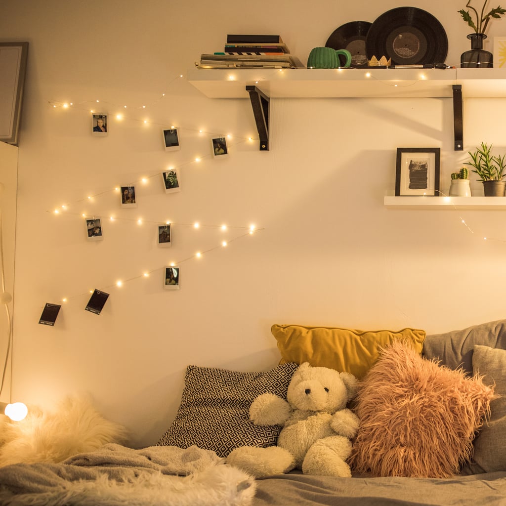 ideas to put fairy lights in room