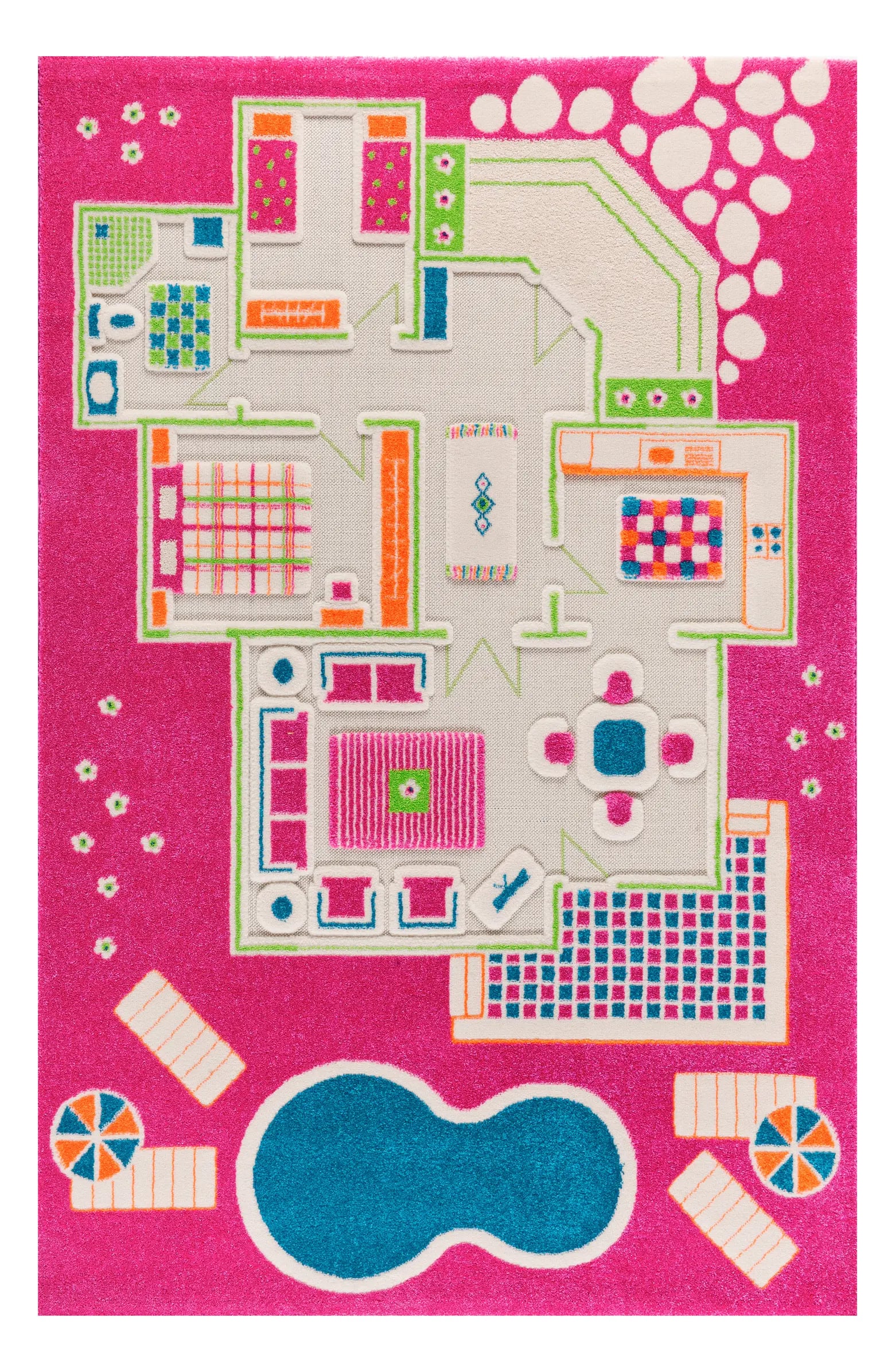 Ivi 3d Play Rugs For Kids In City Playhouse More Styles