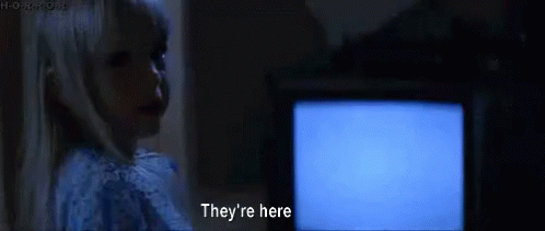 Little Carol Anne's utterances of "They're heeere" and "They're baaaack" in that sing-song voice are no doubt responsible for countless nightmares.