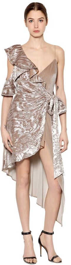 Self-Portrait Devoré Velvet Dress