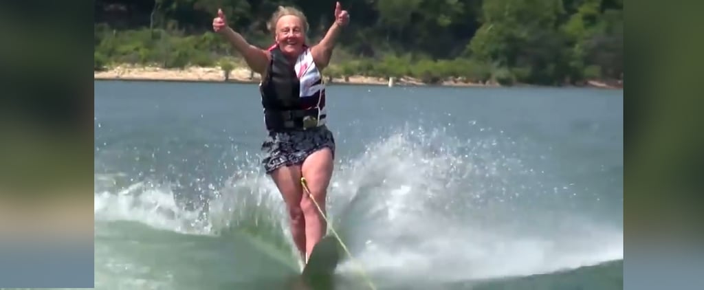 Waterskiing Grandma (Video)