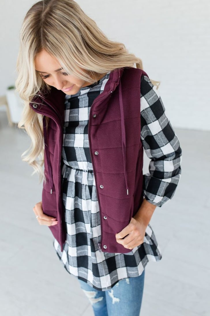 Sleeveless Puffer Vest Winter Clothes on Amazon POPSUGAR Fashion