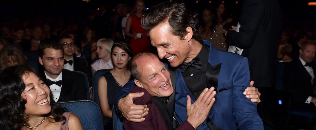 Matthew McConaughey and Woody Harrelson at the Emmys 2014