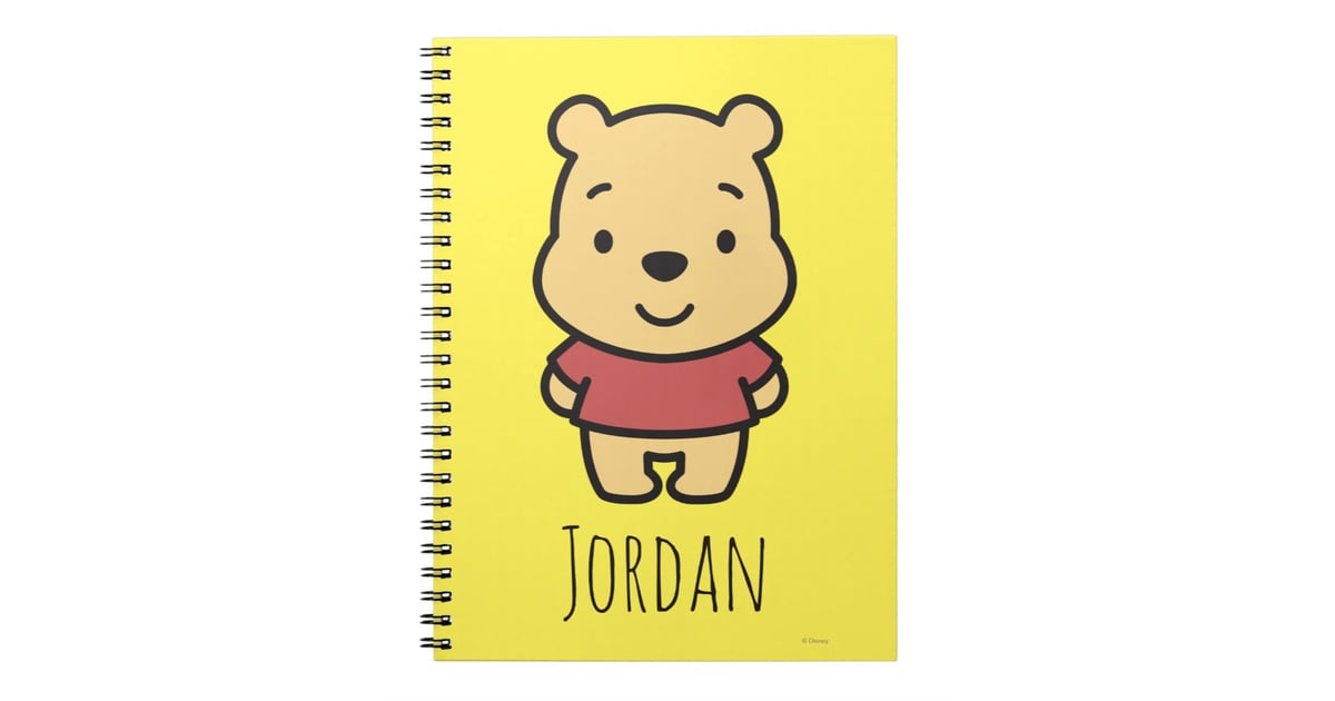 Cuties Winnie the Pooh Personalized Notebook (14) Disney Journals