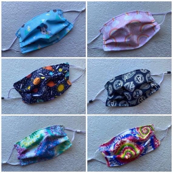Children's Adjustable Face Masks by Peace Love and Baby Shop