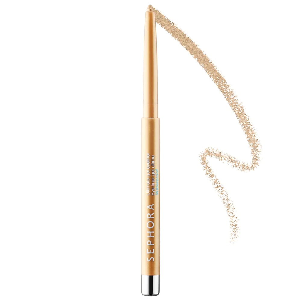 Gold Eyeliner: Sephora Collection Ultimate Gel Waterproof Eyeliner Pencil in Metallic Gold
