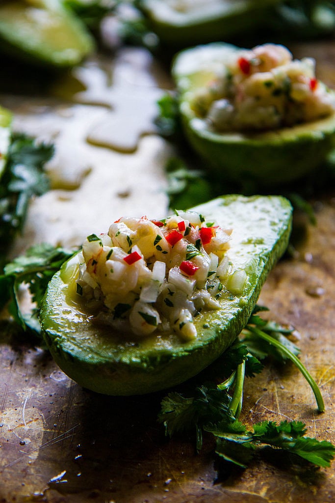 Shrimp Ceviche-Stuffed Avocados Shrimp Ceviche-Stuffed Avocados