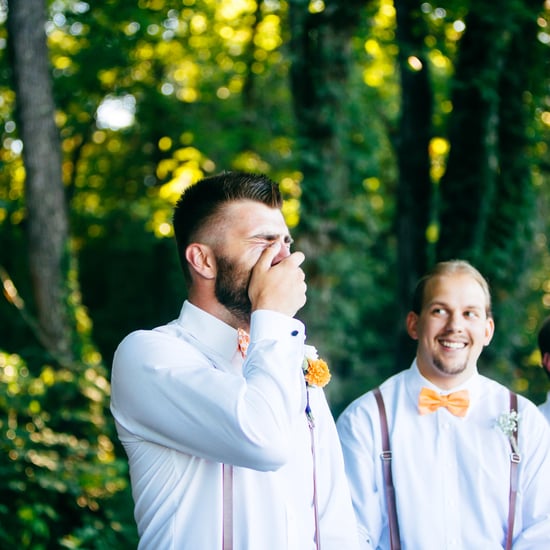 Groom's Emotional Reaction During the First Look