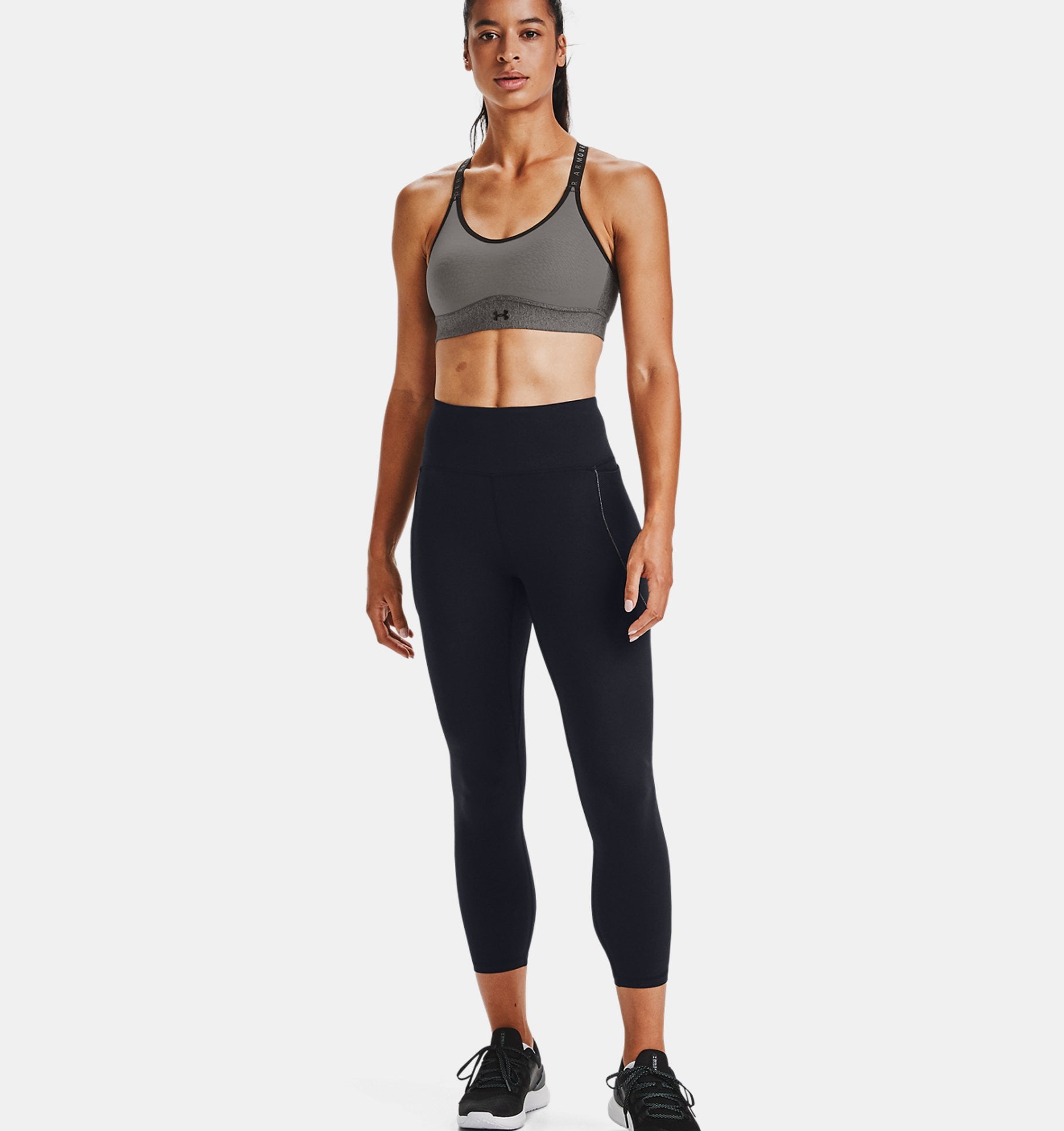 Under Armour Training Leggings Womens XS Extra Small Black Fitted