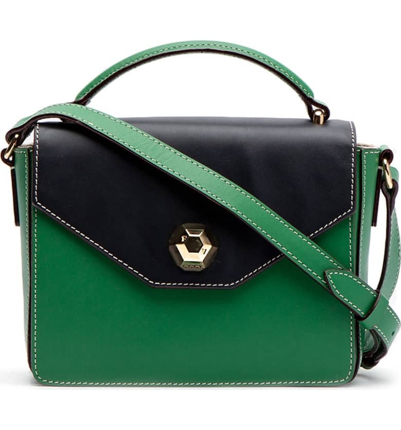 Frances Valentine Mini Midge Leather Crossbody Bag