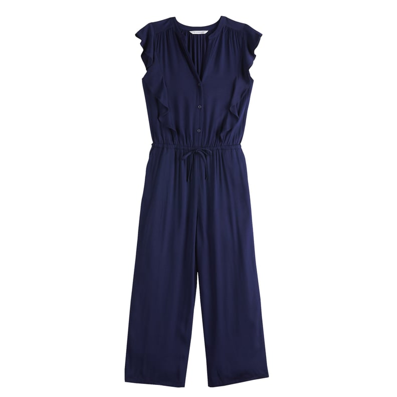 POPSUGAR Ruffle-Sleeve Jumpsuit