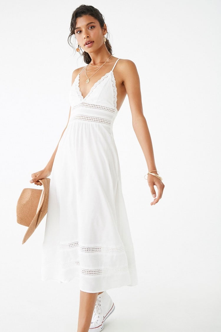 f21 white dress