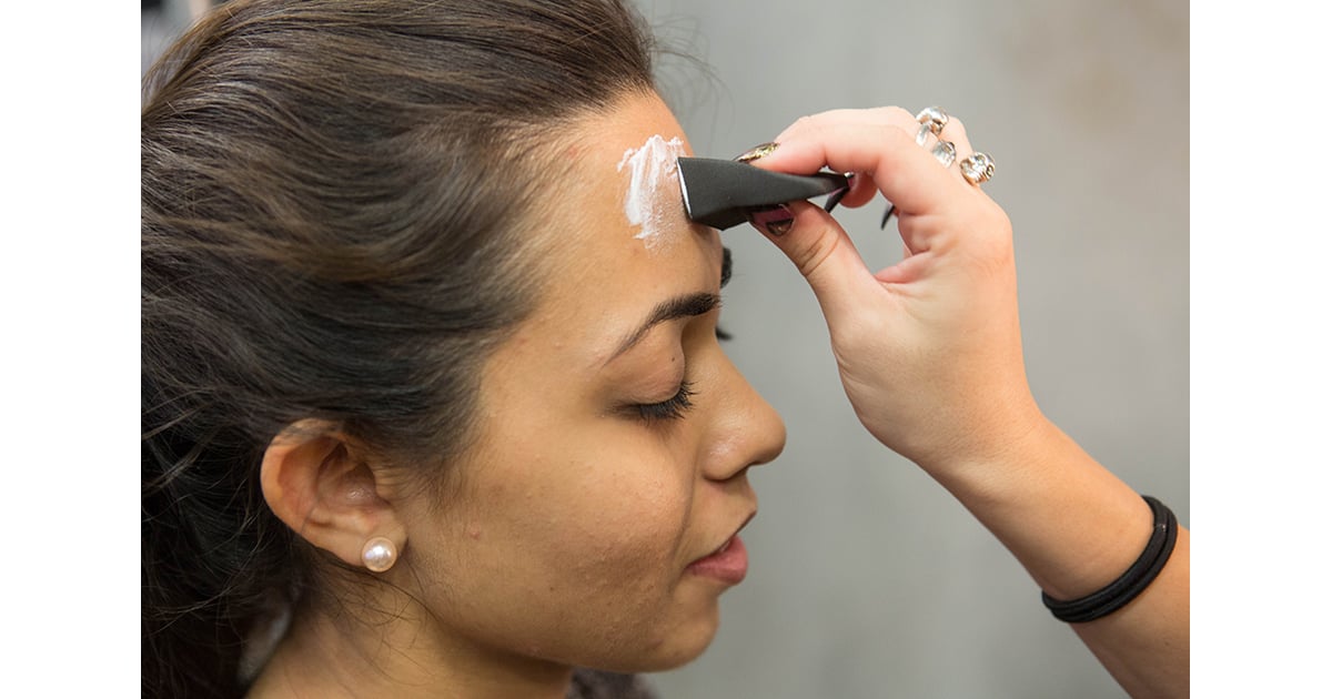 Apply the Adhesive Zombie Princess Jasmine Halloween Makeup