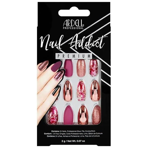 Ardell Nail Addict Chrome Pink Foil