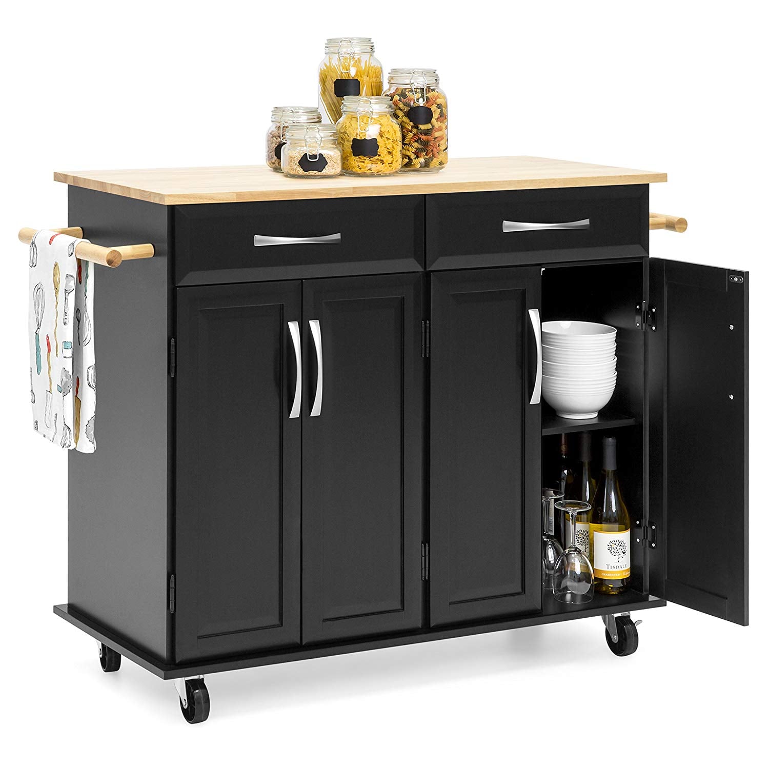 Best Choice Products Portable Kitchen Island Cart 25 Kitchen Islands You Need To See Right Now All On Amazon Popsugar Home Photo 15