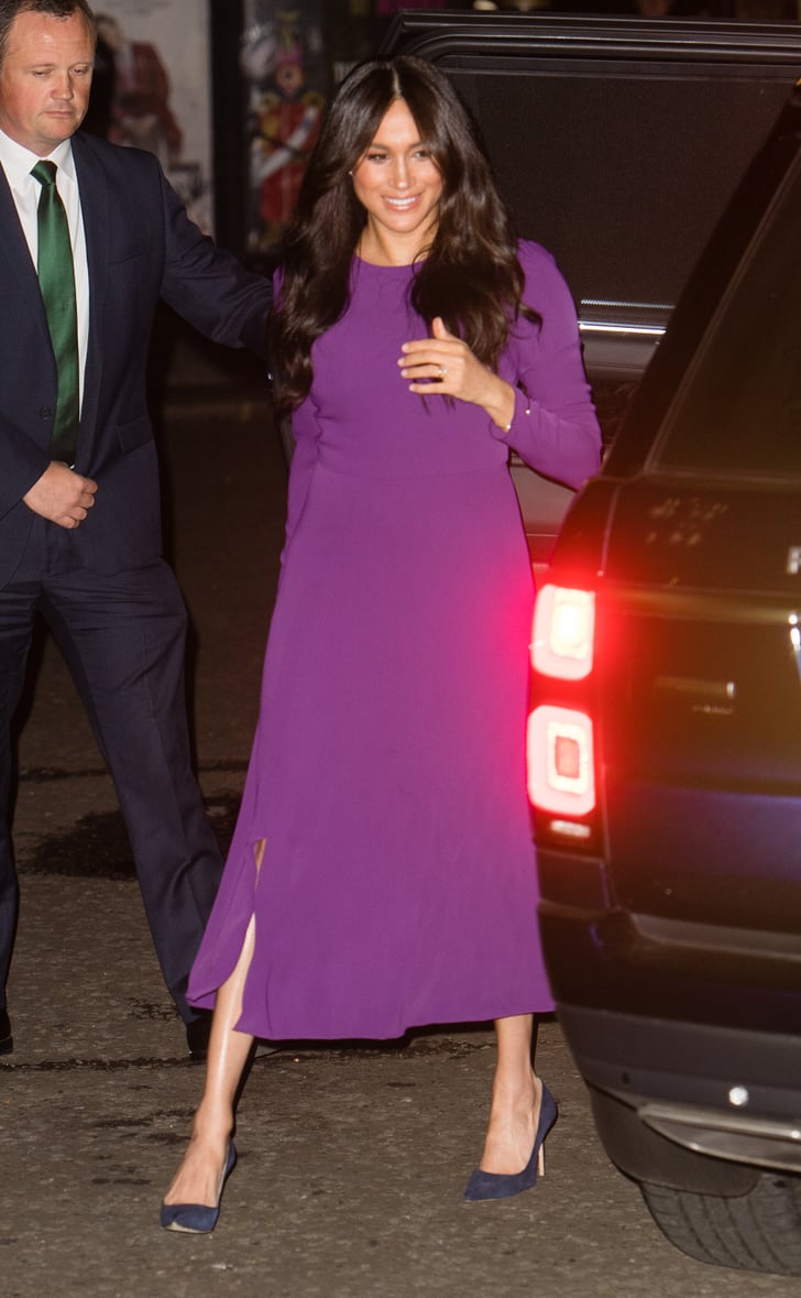 Meghan Markle Rewears Purple Dress at One Young World Summit