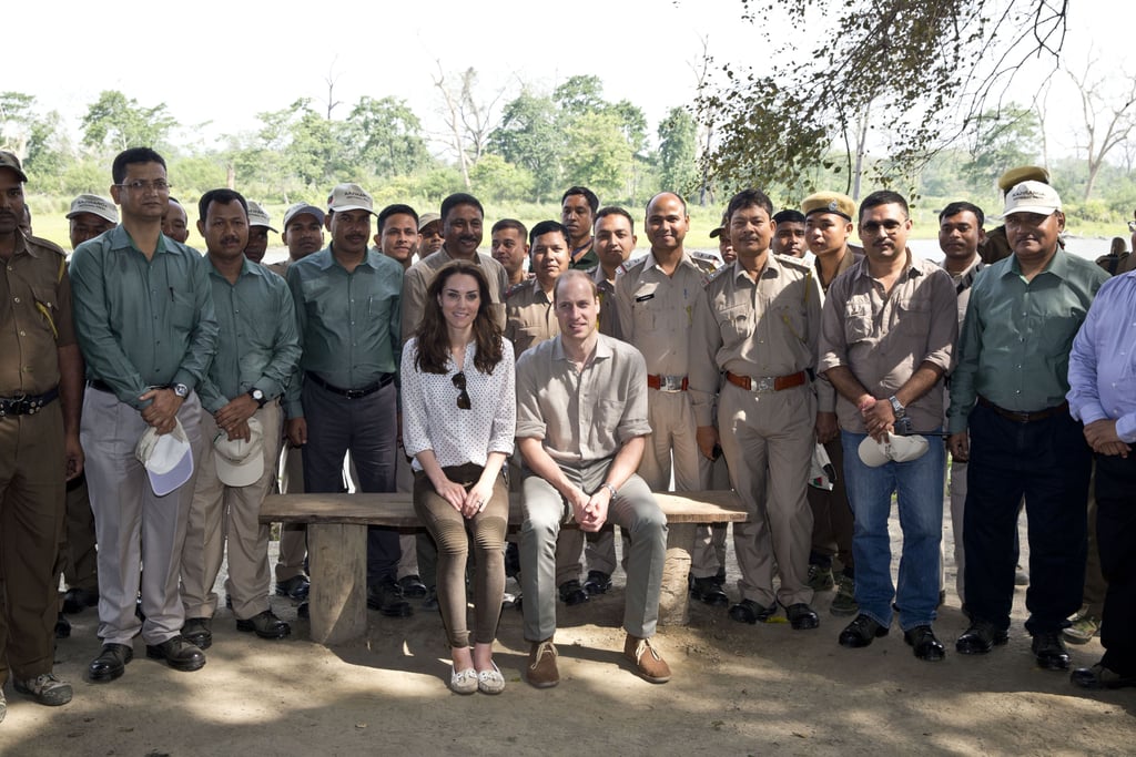 Kate Middleton Wearing Zara Pants in India 2016
