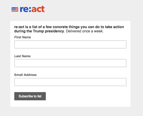 re:act Newsletter