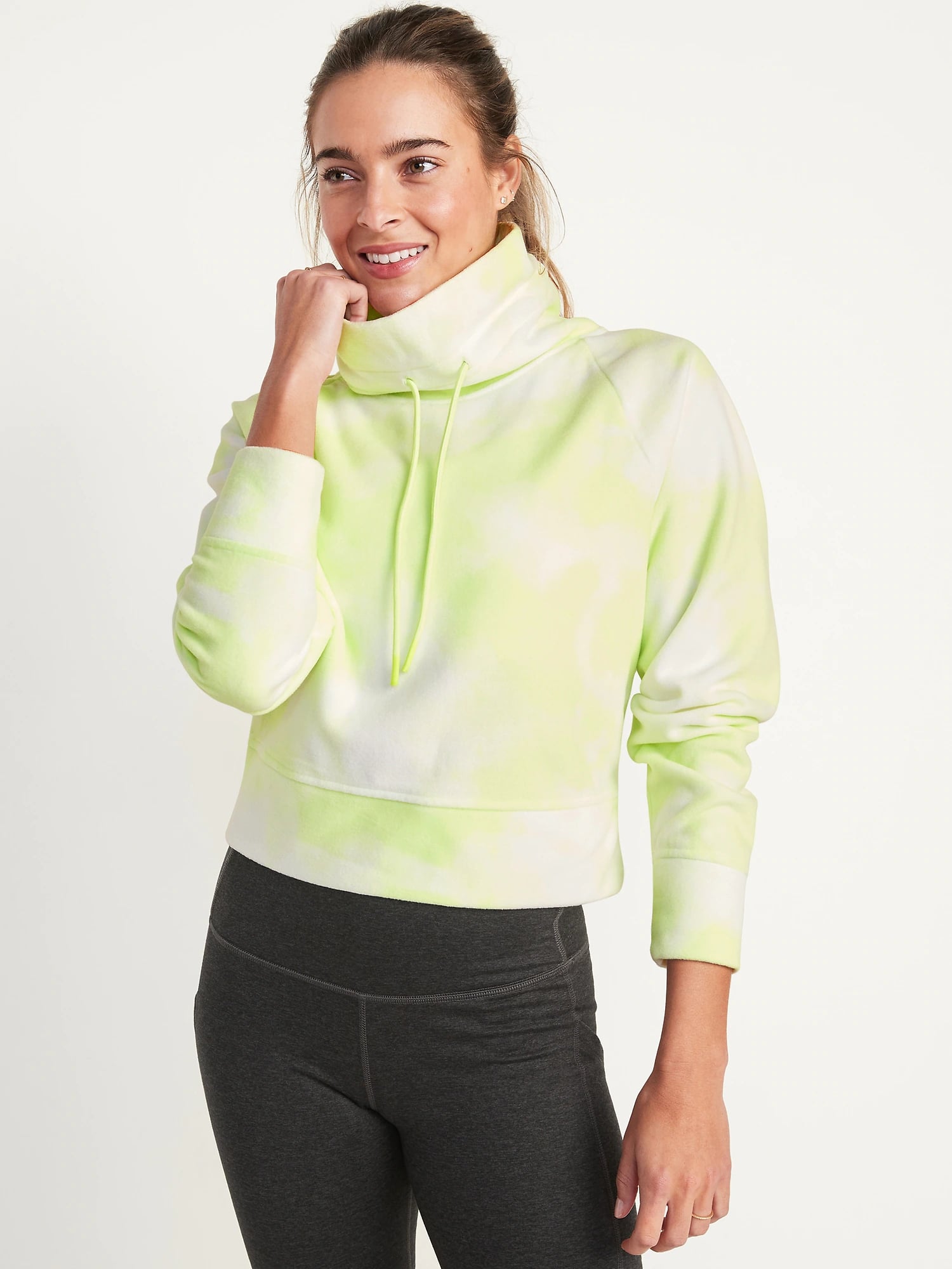 Funnel neck activewear clearance