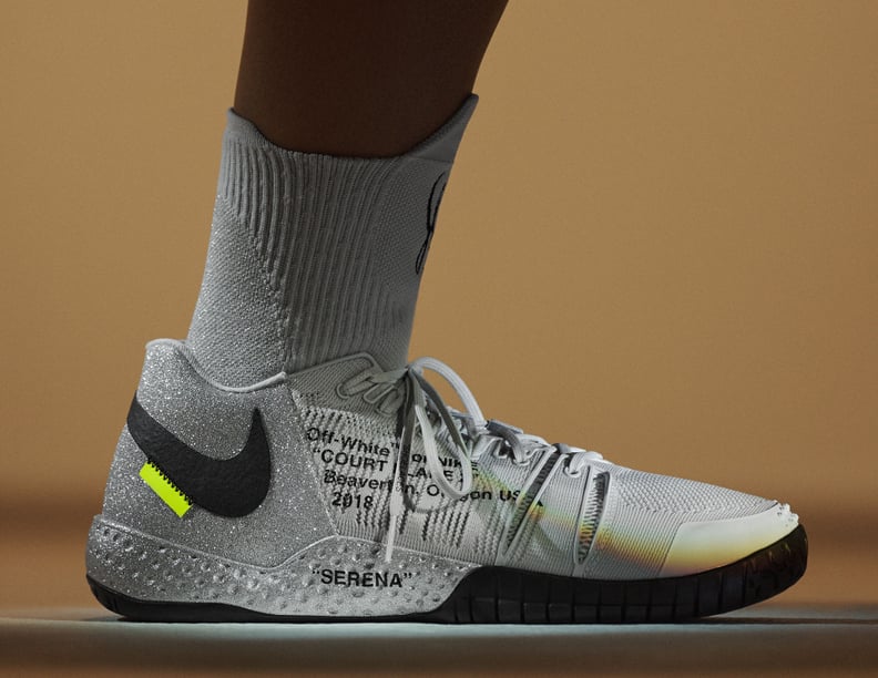 Nike Glitter Sneakers Off White Queen Collection POPSUGAR Fashion