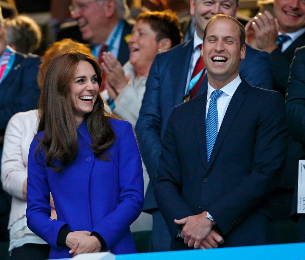 Kate and William cracked up while watching the Rugby World Cup in London in September.