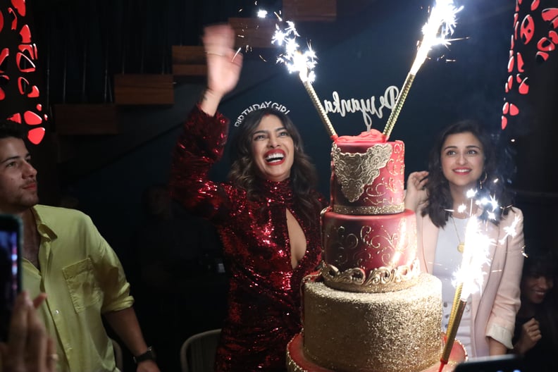 Priyanka Enjoying Her Birthday With Cake at Komodo