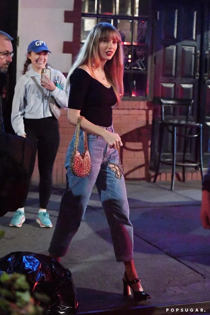 Taylor Swift Wore Cropped Jeans With a Cheap Accessory Trend