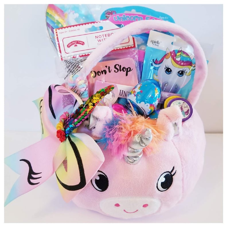 Magical Unicorn-Themed Easter Plush Basket