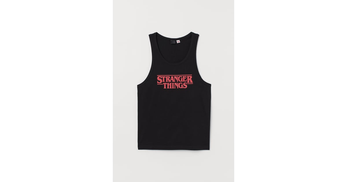 Stranger Things x H&M Tank Top With Printed Design | H&M ...