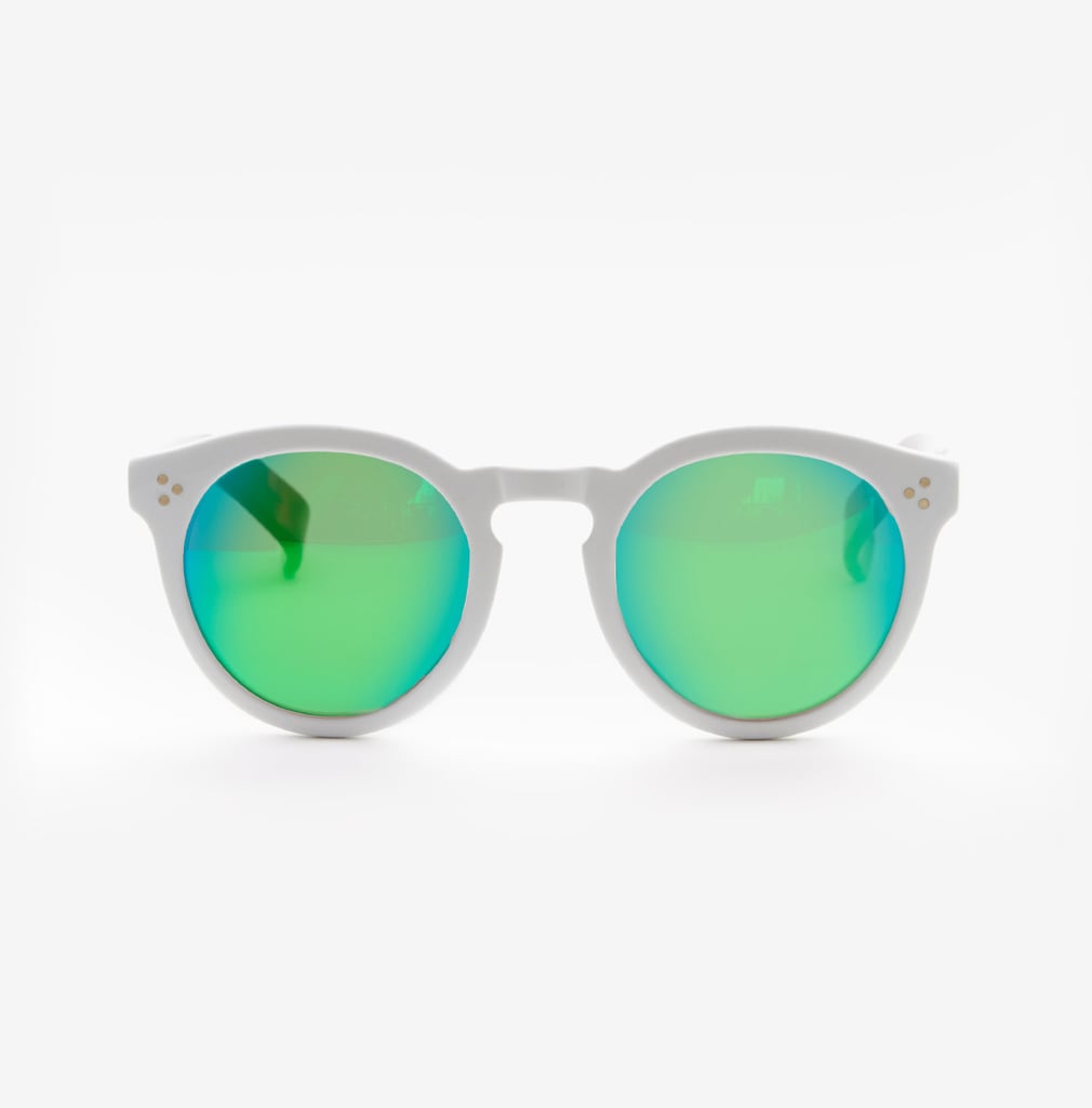 Illesteva Leonard II White Sunglasses