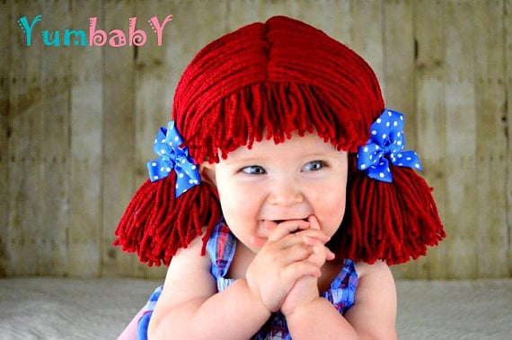 Handmade Raggedy Ann wig