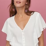 H&M Butterfly-Sleeved Blouse