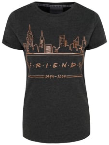 Friends TV Series Grey Logo T-Shirt