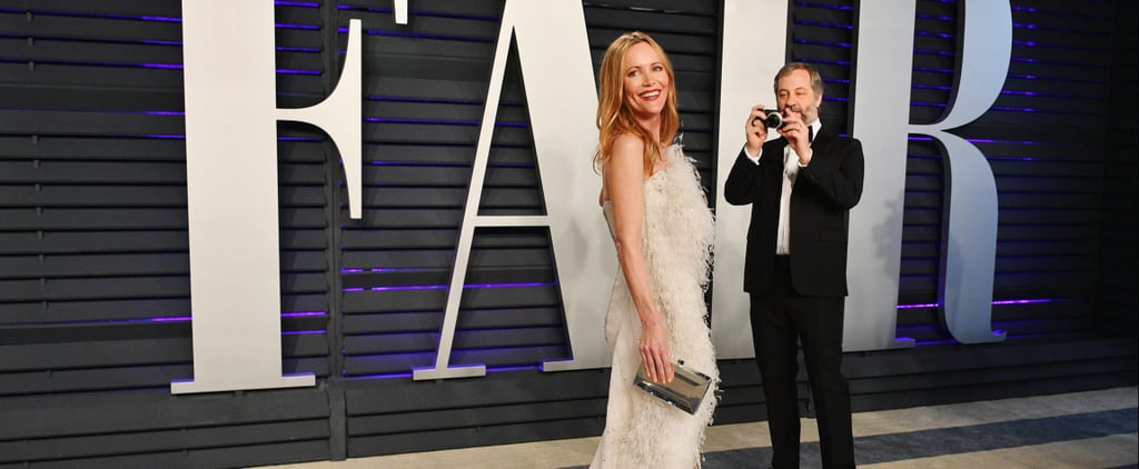 Judd Apatow and Leslie Mann at the Vanity Fair Oscar Party