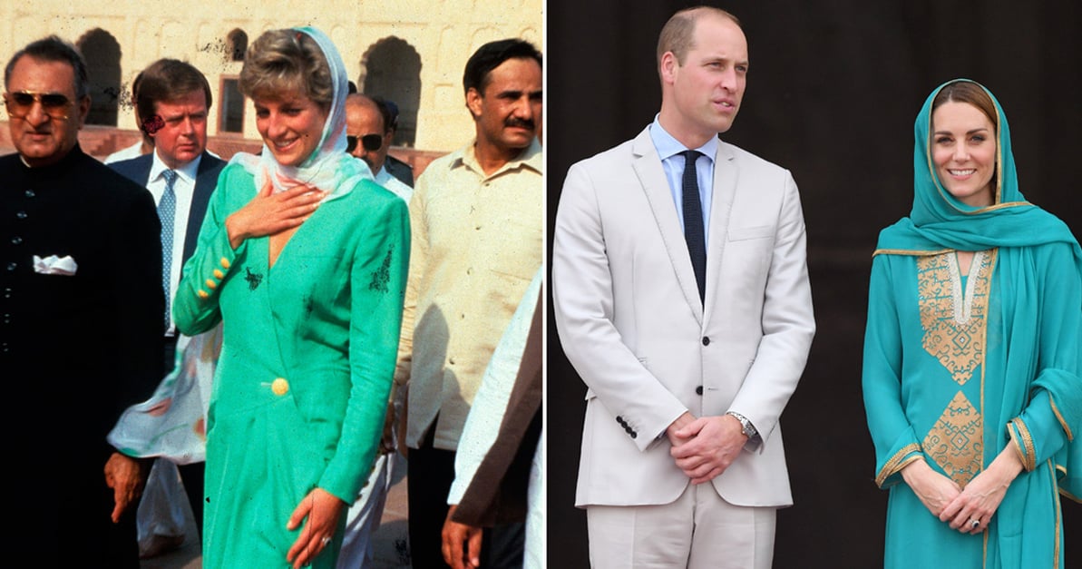 Photos of Princess Diana and Kate Middleton's Pakistan Tours | POPSUGAR ...