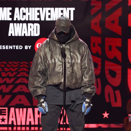 See Kanye West's Masked Outfit at the 2022 BET Awards
