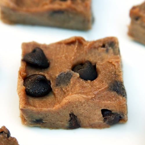 Healthy Chocolate Chip Cookie Dough Fudge POPSUGAR Fitness Australia